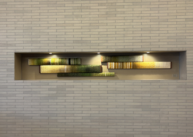 佐伯和子「星の歳時記-1」ファイバーアート