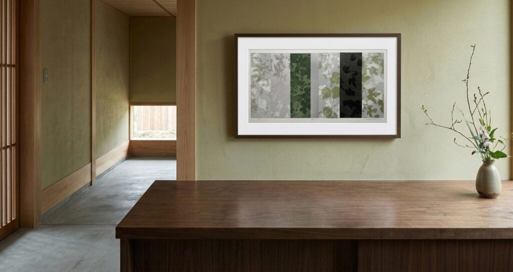 白駒一樹　玄関に飾る現代アート・版画