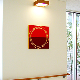 絵画　赤